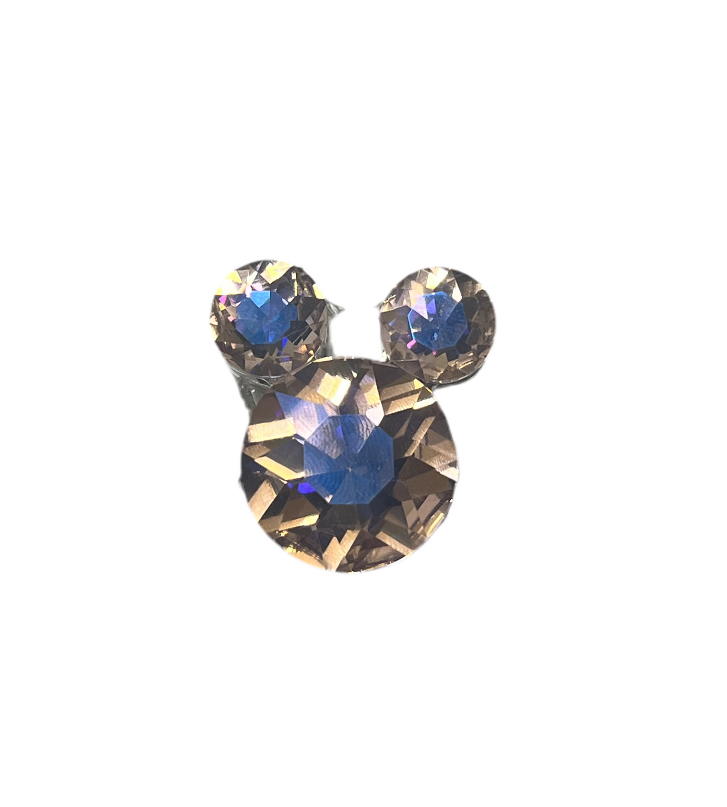 Rhinestone Mickey Head Bead