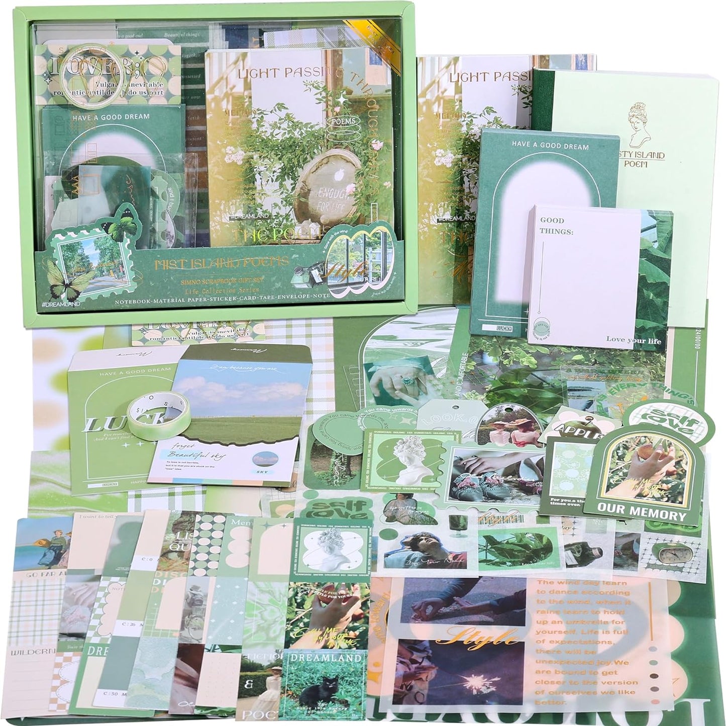 Mist Island Poems Scrapbooking Supplies Kit