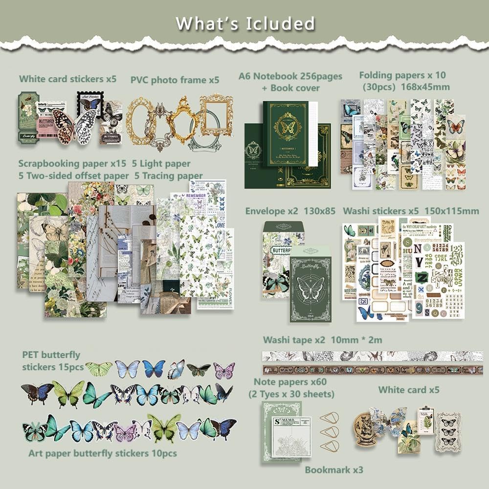 Forest Legend Butterfly Scrapbook Kit