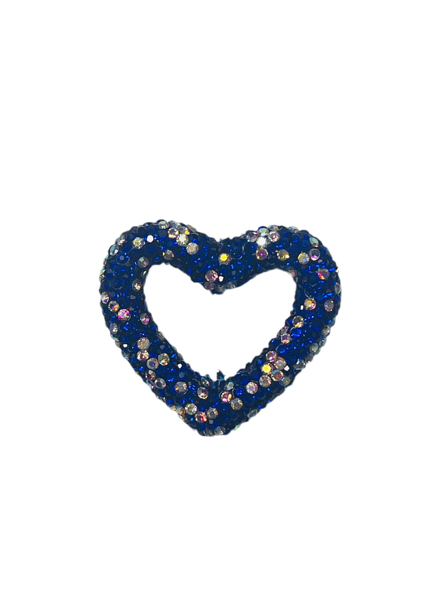 Rhinestone Heart Bead