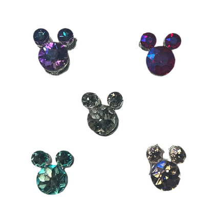 Rhinestone Mickey Head Bead