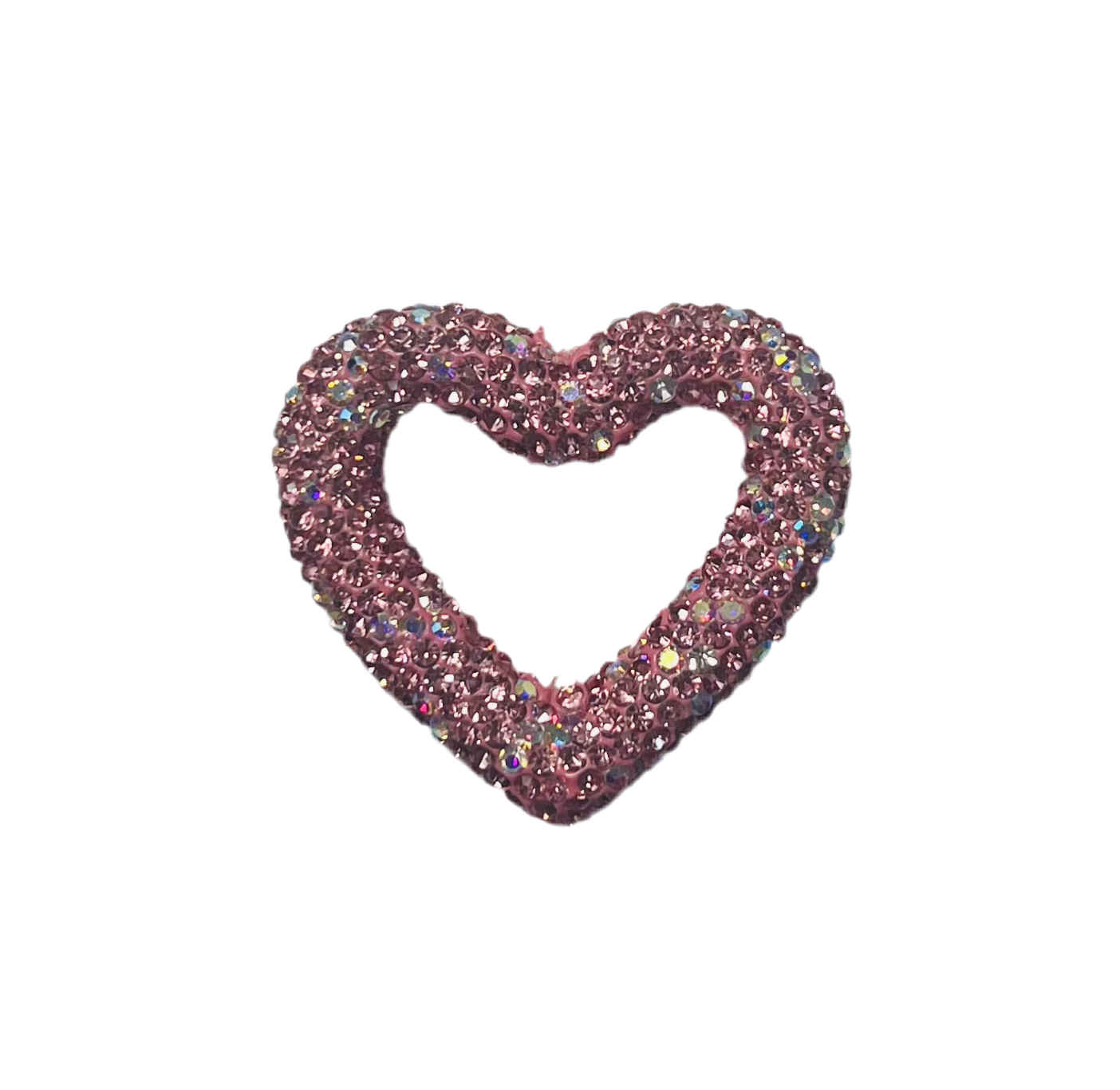 Rhinestone Heart Bead