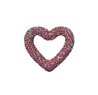 Rhinestone Heart Bead