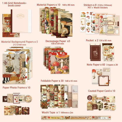 Mushroom in the Wild Scrapbook Kit
