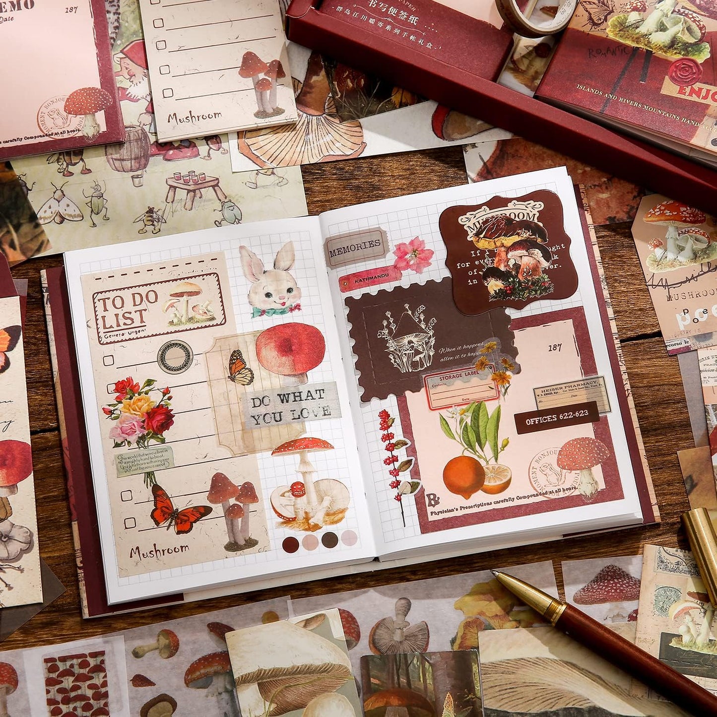 Mushroom in the Wild Scrapbook Kit
