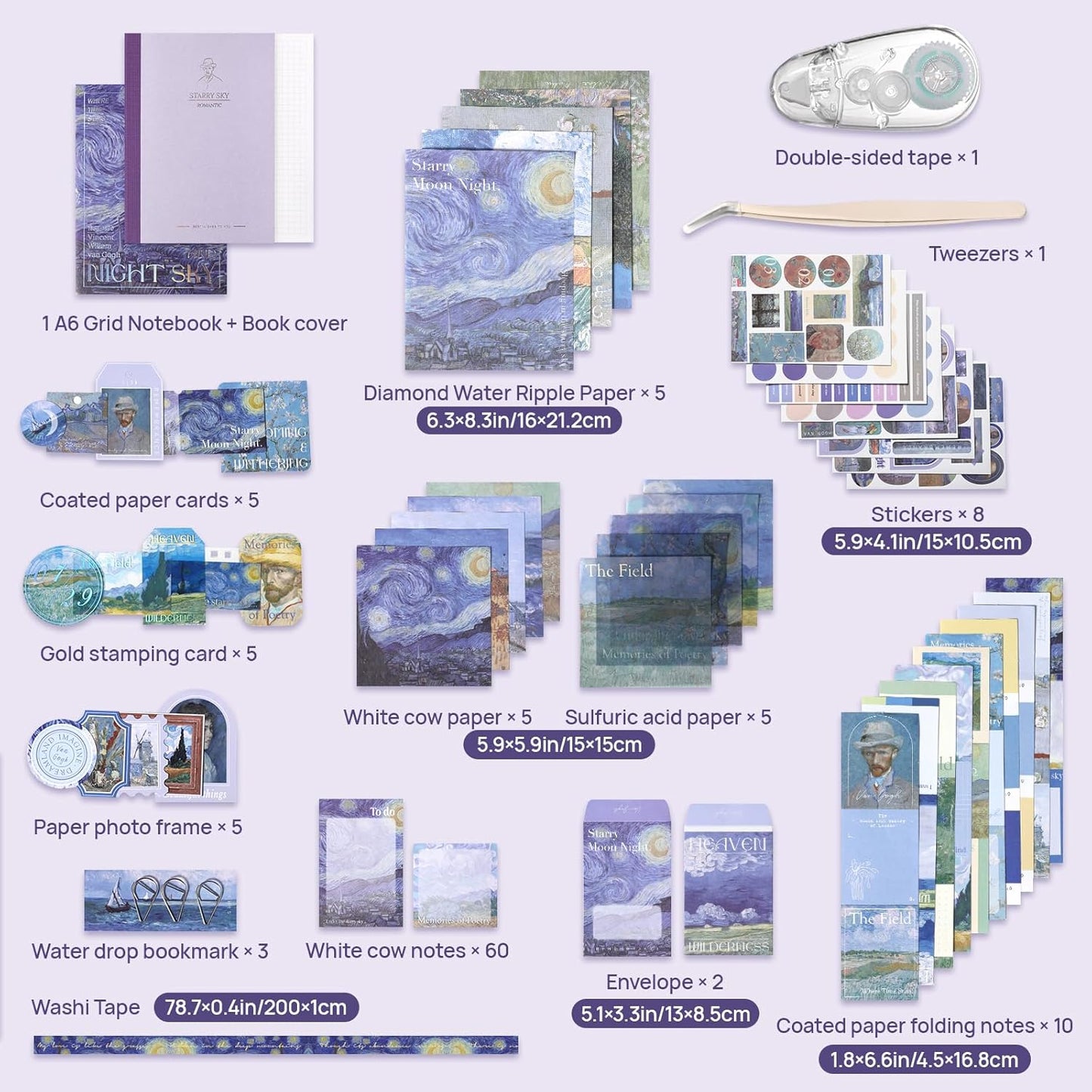 The Starry Night Scrapbook Kit