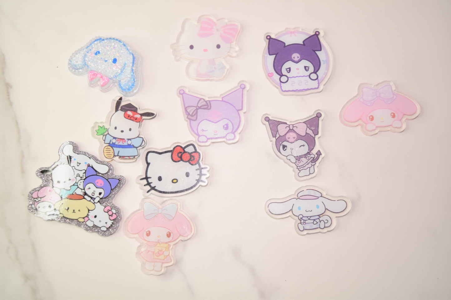 Sanrio Acrylic Flatback Planar Resin 10 pack